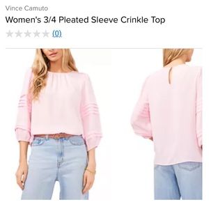 Vince Camuto 3/4 Sleeve Blouse